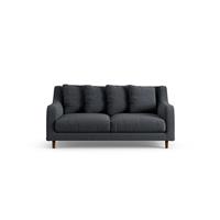 Habitat Swift Fabric 2 Seater Sofa - Charcoal - Dark Leg