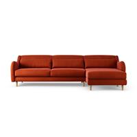 Habitat Turnmill Right Hand Corner Sofa - Burnt Orange