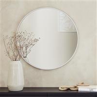 Home Essentials White Round Wall Mirror - 70x70cm