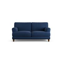 Habitat Askem Fabric 2 Seater Sofa - Navy Blue - Dark Leg