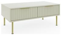 GFW Nervata 2 Drawer Coffee Table - Natural