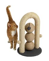 Compact Jute Cat Scratch Post