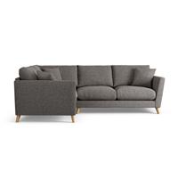 Habitat Lomond Left Hand Corner Sofa - Charcoal - Ash Leg