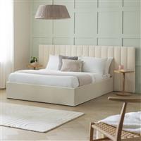 Argos Home Pandora Hotel Kingsize End Lift Ottoman Bed-Cream