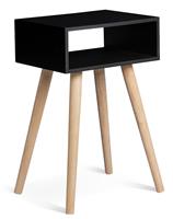 Habitat Cato Solid Wood Side Table - Black