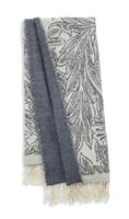 Habitat x Morris & Co. Tulip Toile Woven Throw - Navy