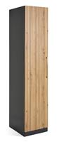 Habitat Hamburg 1 Door Wardrobe - Grey & Oak