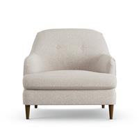 Habitat Frome Fabric Armchair - Natural - Dark Leg