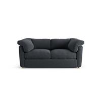 Habitat Wynn Fabric 2 Seater Sofa - Charcoal - Ash Leg