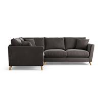 Habitat Lomond Left Hand Corner Sofa - Grey - Ash Leg