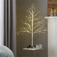 Habitat 4ft White Birch Tree Christmas Decoration