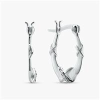 Revere Sterling Silver Infinity Creoles Hoop Earrings