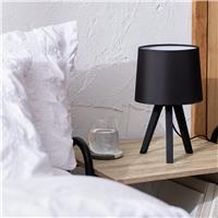 Argos Home Pine Mini Tripod Table Lamp - Black