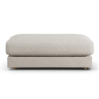 Habitat Ayr Fabric Footstool - Natural