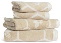 Argos Home Floral Bee 4 Piece Towel Bale - Beige