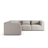 Habitat Lars Reversible Corner Sofa - Stone - Ash Leg