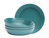 Argos Home Geo 4 Piece Stoneware Pasta Bowl - Teal