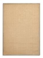 Habitat Herringbone Neutral Boarder Jute Rug - 170x120cm