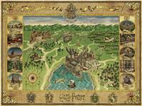 Ravensburger Harry Potter Hogwarts Map 1500 Pieces Puzzle