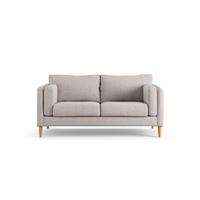 Habitat Newington Fabric 2 Seater Sofa - Natural - Ash Leg
