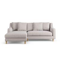 Habitat Swift Left Hand Corner Sofa - Natural - Ash Leg