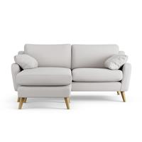 Habitat Ivor Left Hand Corner Sofa - Natural - Ash Leg