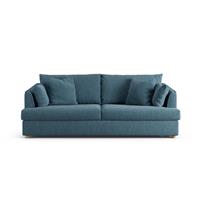 Habitat Holmfirth Fabric 3 Seater Sofa - Blue