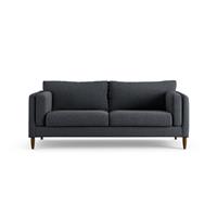 Habitat Newington Fabric 3 Seater Sofa - Charcoal - Dark Leg