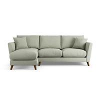 Habitat Lomond Left Hand Corner Sofa - Sage Green - Dark Leg