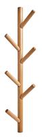 Argos Home Wall Hung Coat Stand - Natural