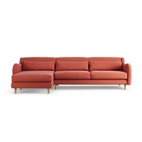 Habitat Turnmill Left Hand Corner Sofa - Papaya