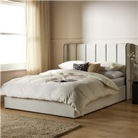 Argos Home Emilie Double End Lift Ottoman Bed - White