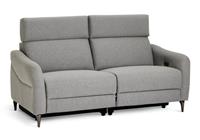 Habitat Elias Fabric 2 Seater Recliner Sofa - Grey