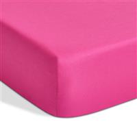 Habitat Extra Deep Plain Pink Fitted Sheet - Single