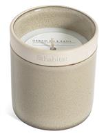 Habitat Small Ceramic Candle - Geranium & Basil