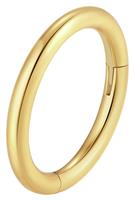 With Bling Titanium Gold PVD Coating Sleek Helix Earring