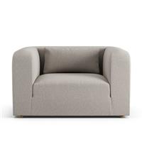 Habitat Lars Fabric Cuddle Chair - Stone