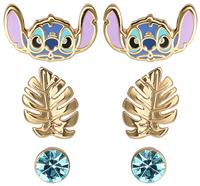 Disney Lilo & Stitch Stud Earring Set - Pack of 3