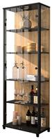 Argos Home Optima 2 Door Display Cabinet with Light - Oak