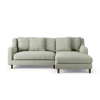 Habitat Swift Right Hand Corner Sofa - Sage Green - Dark Leg