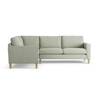 Habitat Flint Fabric Left Hand Corner Sofa - Sage Green