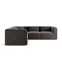 Habitat Lars Reversible Corner Sofa - Slate Grey - Ash Leg