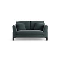 Habitat Aston Fabric 2 Seater Sofa - Charcoal - Black Leg