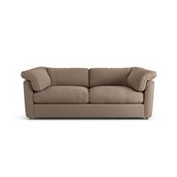 Habitat Wynn Fabric 3 Seater Sofa - Biscuit - Ash Leg