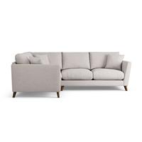 Habitat Lomond Left Hand Corner Sofa - Natural - Dark Leg