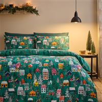 Catherine Lansfield Christmas Festive Bedding Set - Double