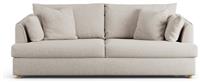 Habitat Holmfirth Fabric 3 Seater Sofa Bed - Natural-Ash Leg