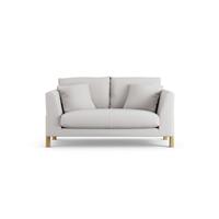 Habitat Aston Fabric 2 Seater Sofa - Natural - Ash Leg