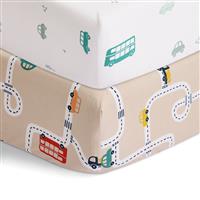 Habitat Transport Twin Nursery Fitted Sheet - Cot Bed