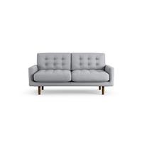 Habitat Fenner Fabric 2 Seater Sofa - Grey - Dark Leg